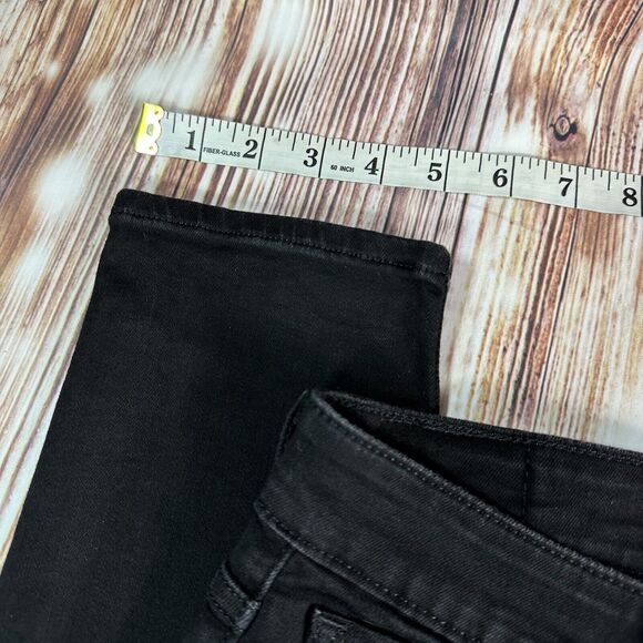 Levi's 721 HIGH RISE SKINNY Womens Size 31 Black Jeans Denim Pants 30x28 - Picture 6 of 11